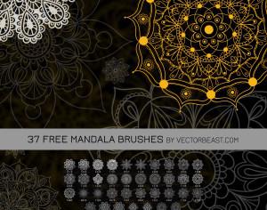37 Free Mandala Brushes Photoshop brush
