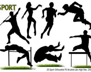 Sport Silhouette PS Brushes abr Photoshop brush