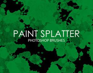 Free Paint Splatter Photoshop Brushes Photoshop brush