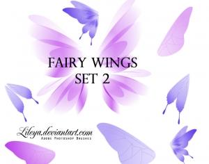 Fairy Wings set 2 Photoshop brush