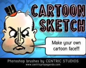 Cartoon Sketch Photoshop brush