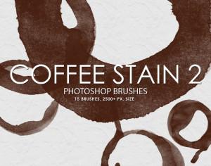 Free Coffee Stain Photoshop Brushes 2 Photoshop brush