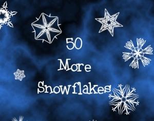 50 More Snowflakes Photoshop brush