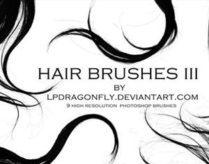 Free Brushes: Hair Brushes 3 | Texture | lpdragonfly