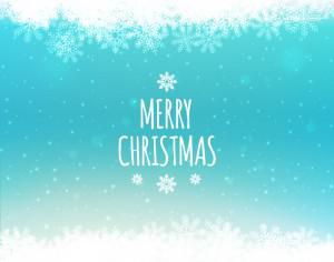 Christmas background with typography Photoshop brush