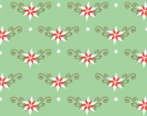 Christmas pattern with christmas decorations Photoshop brush