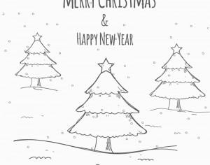 Christmas background with typography Photoshop brush