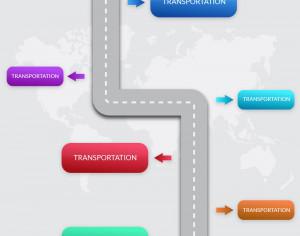 Transportation infographic Photoshop brush