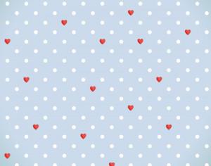 Love pattern with red hearts  Photoshop brush