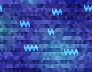 Triangles in Shades of Blue Photoshop brush
