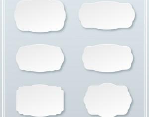 Frames vector set Photoshop brush