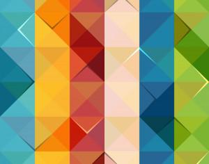 Colorful Triangle Pattern Photoshop brush