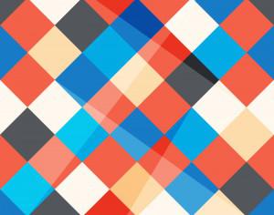 Abstract Angled Squares Pattern Photoshop brush