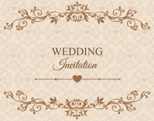 Wedding vector illustration Photoshop brush