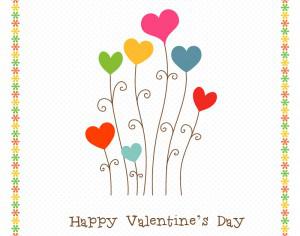 Happy Valentine's Day Photoshop brush