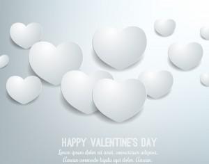 Happy Valentine's Day vector illustration Photoshop brush