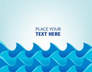 Wave vector illustration Photoshop brush