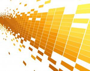 abstract yellow technology pattern background Photoshop brush
