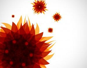 abstract brown flower pattern  Photoshop brush