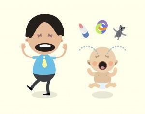Vector cartoon family characters illustration Photoshop brush