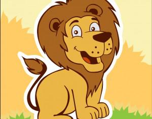 Smiling lion Photoshop brush