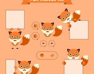 Fox mascot Photoshop brush