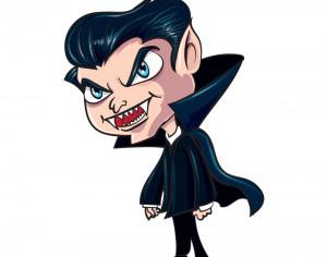 Cute Dracula character Photoshop brush