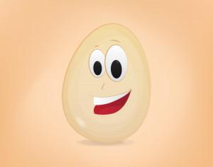 Egg Cartoon Character Photoshop brush