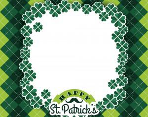 Saint Patricks Day baskground. Vector illustration Photoshop brush