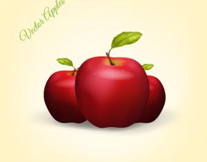 Realistic Vector Apples Photoshop brush