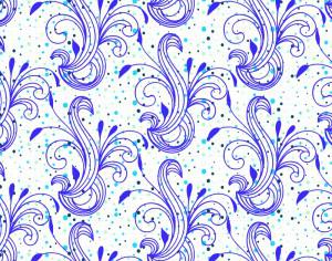 Doodle floral pattern Photoshop brush