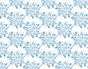 Watercolor floral pattern Photoshop brush