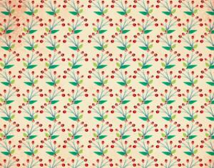 Watercolor vector pattern with flowers Photoshop brush