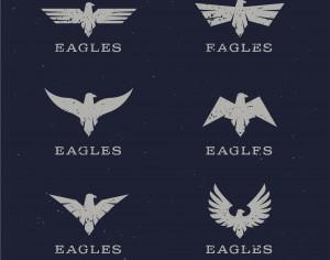 Stylish Eagle Icons Photoshop brush