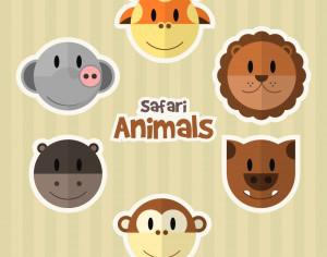 Safari Animals Photoshop brush