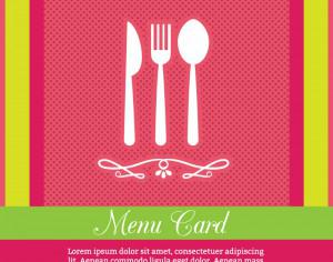 Restaurant Menu Card Design Template Photoshop brush