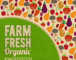 Fruits and vegetables illustration Photoshop brush
