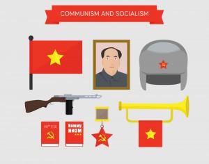 Communism and socialism icons Photoshop brush