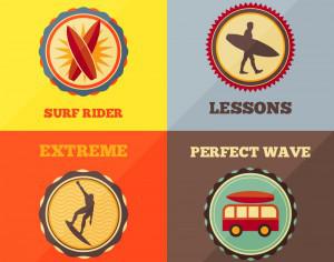 Surfing Icon Set Photoshop brush