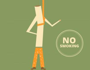 No Smoking Retro Illustration, cigarette  Photoshop brush