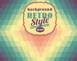 Geometric retro background. Photoshop brush