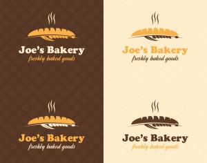 Bakery retro logo design Photoshop brush