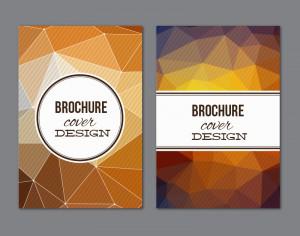Set of modern cover brochures Photoshop brush