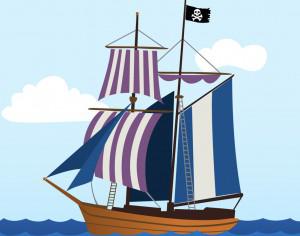 pirate ship Photoshop brush