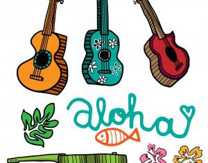 Colorful Cartoon Ukulele Vectors Photoshop brush