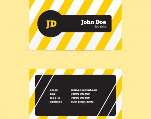 Stripped Business Card Photoshop brush