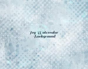 Icy Watercolor Vector Background Photoshop brush