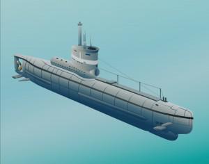Submarine Photoshop brush