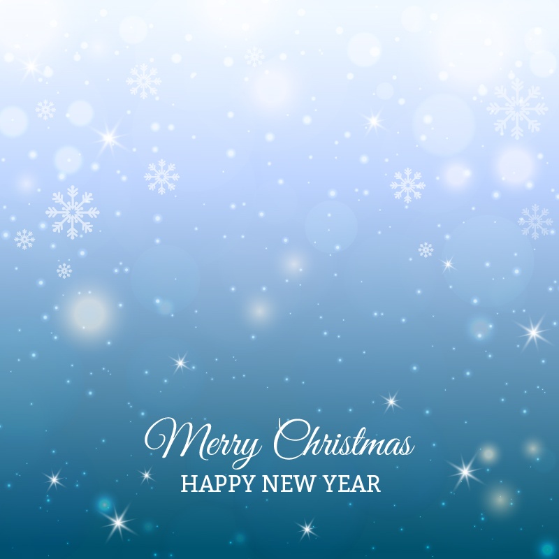 Christmas background with typography - Photoshop Vectors 