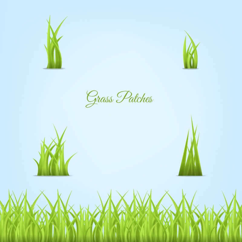 Grass Patches Photoshop brush